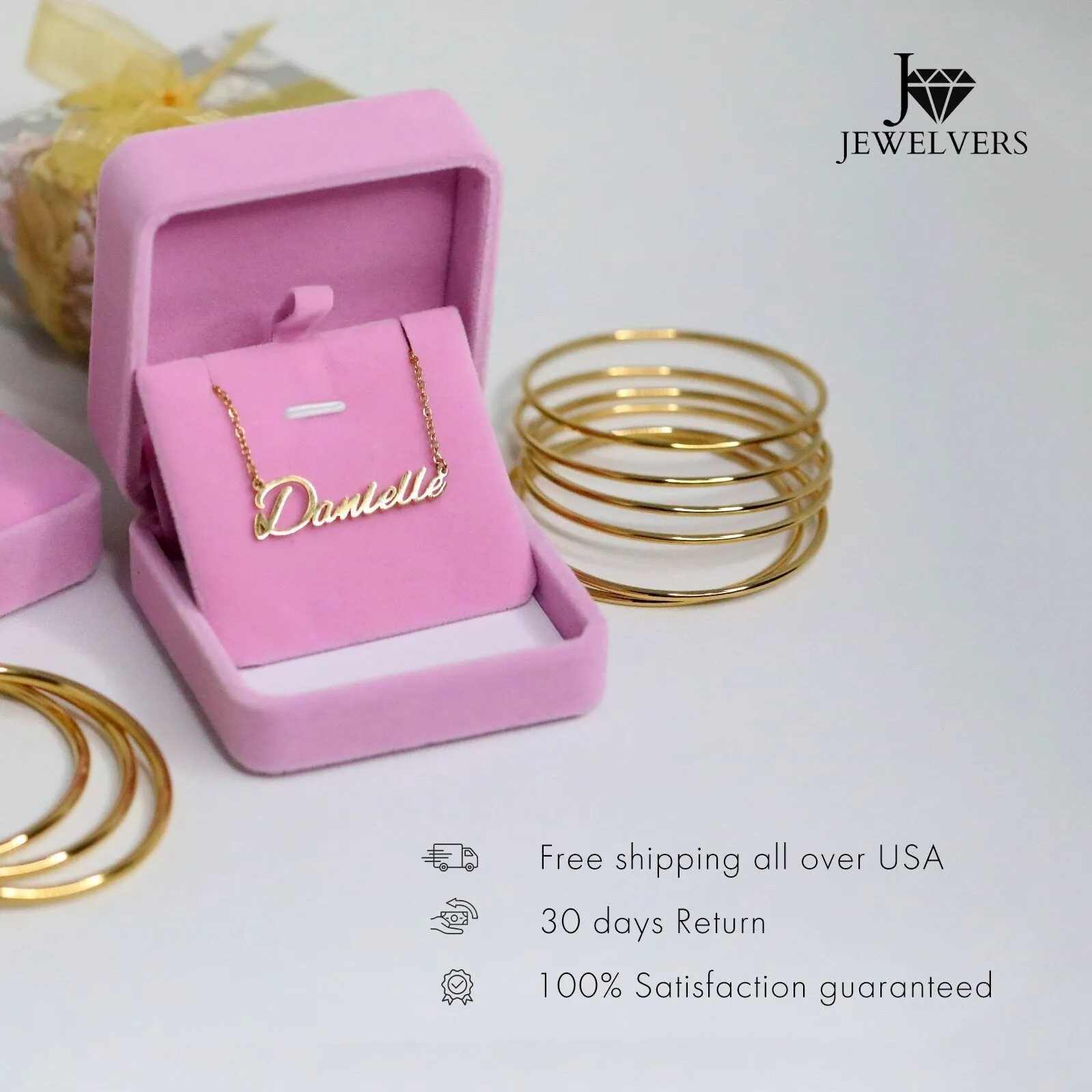 18K Gold-Filled Round Shell Ring