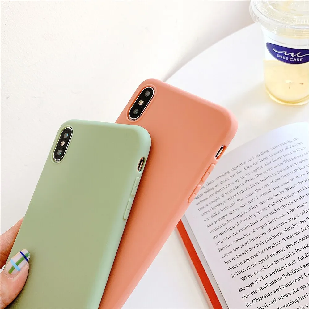 Anymob iPhone Yellow Silicone Case Cover Bag Shell