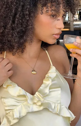 Ariel Gold Shell Necklace