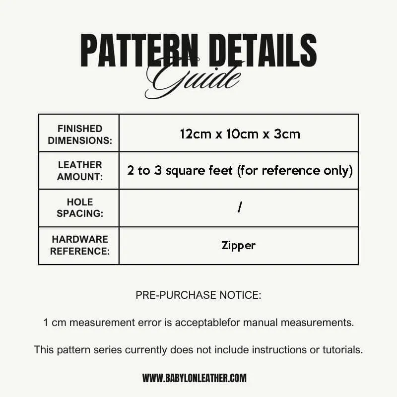 BABYLON™ Panda Cartoon Coin Purse Pattern AAB-04