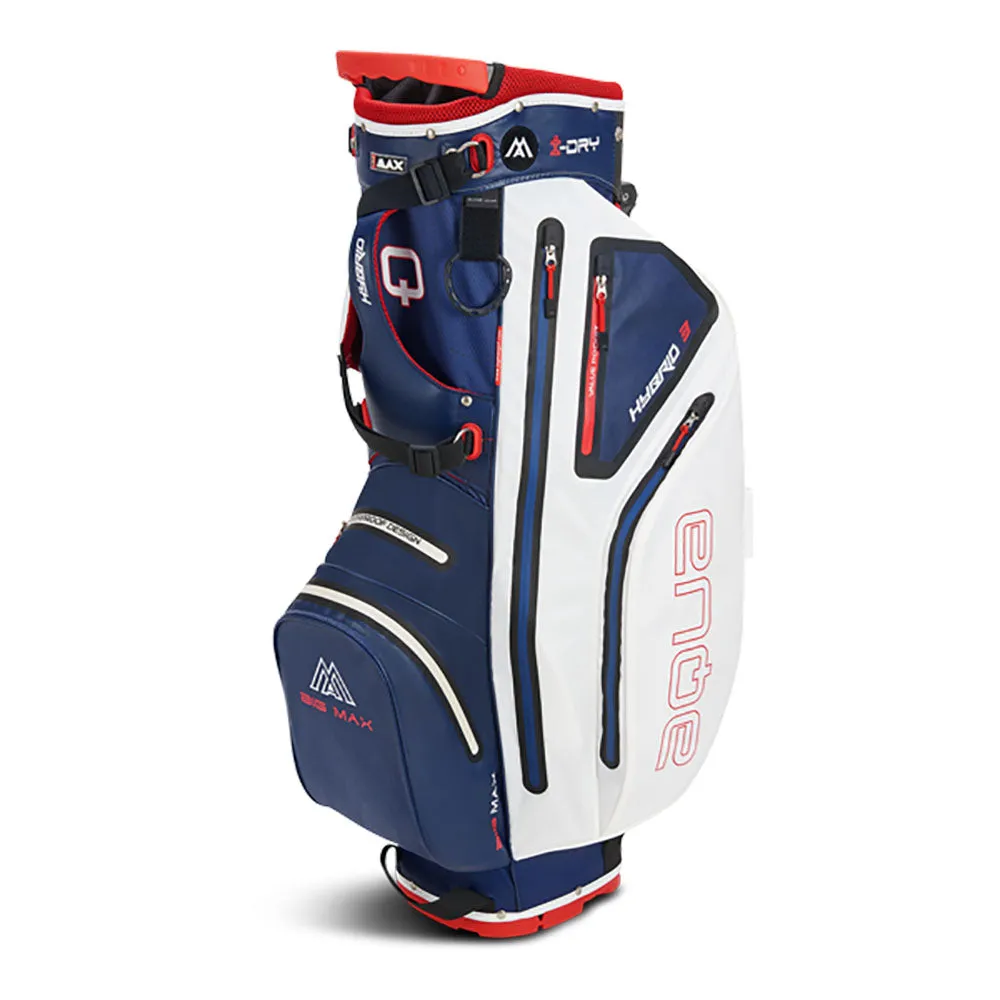 Big Max Aqua Hybrid 3 Stand Bag - Navy/White/Red