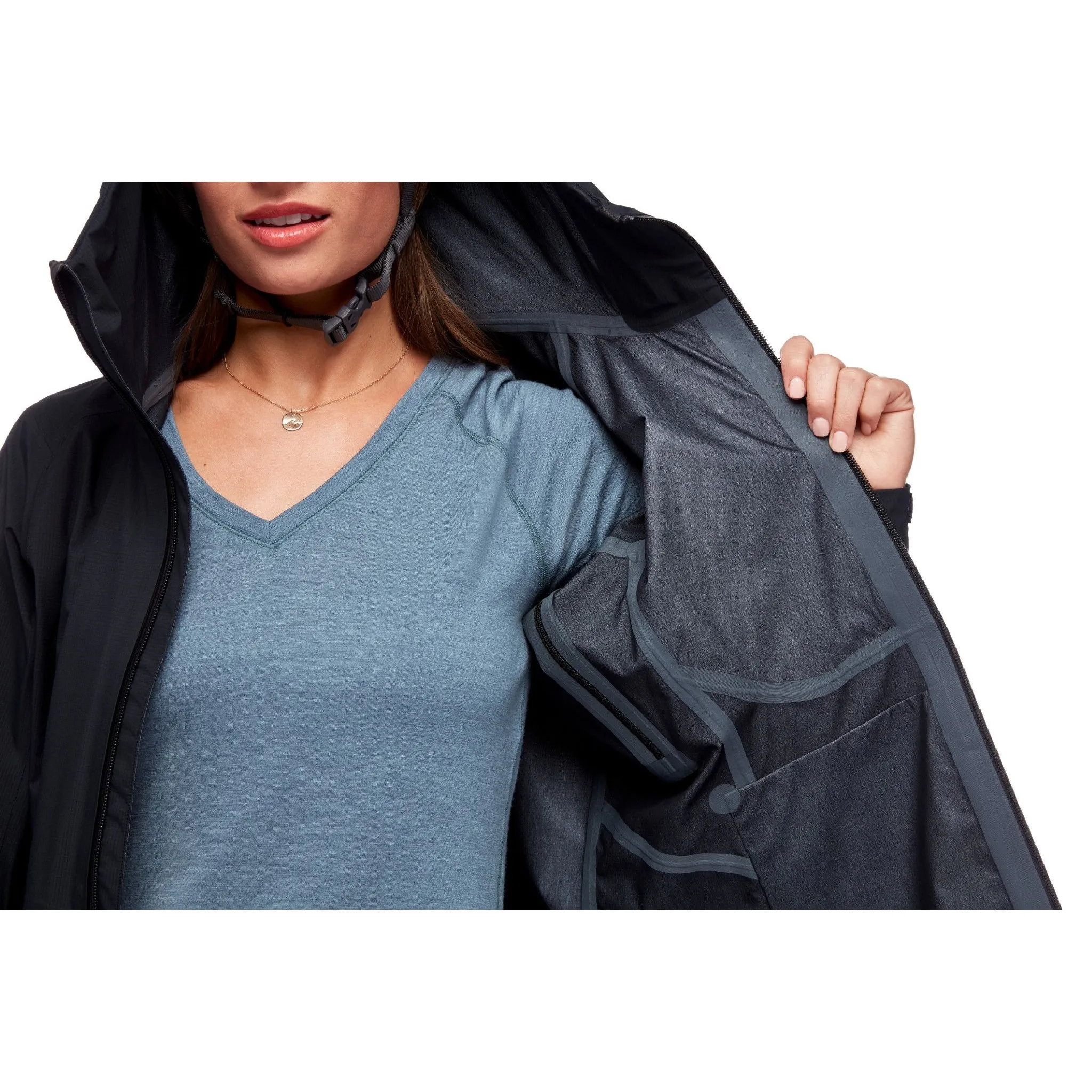 Black Diamond Women&#x27;s HighLine Stretch Shell Black | Buy Black Diamond Women&#x27;s HighLine Stretch Shell Black here | Outnorth