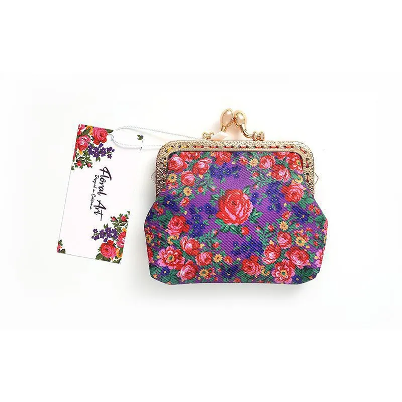 Coin Purse - Kokum Floral Art Design
