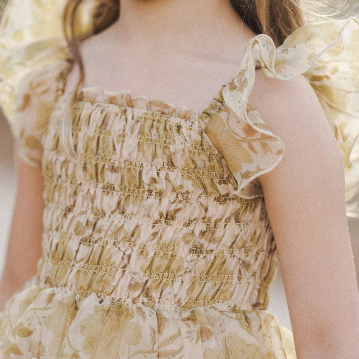 Dolly Dress - Golden Garden - Ecru