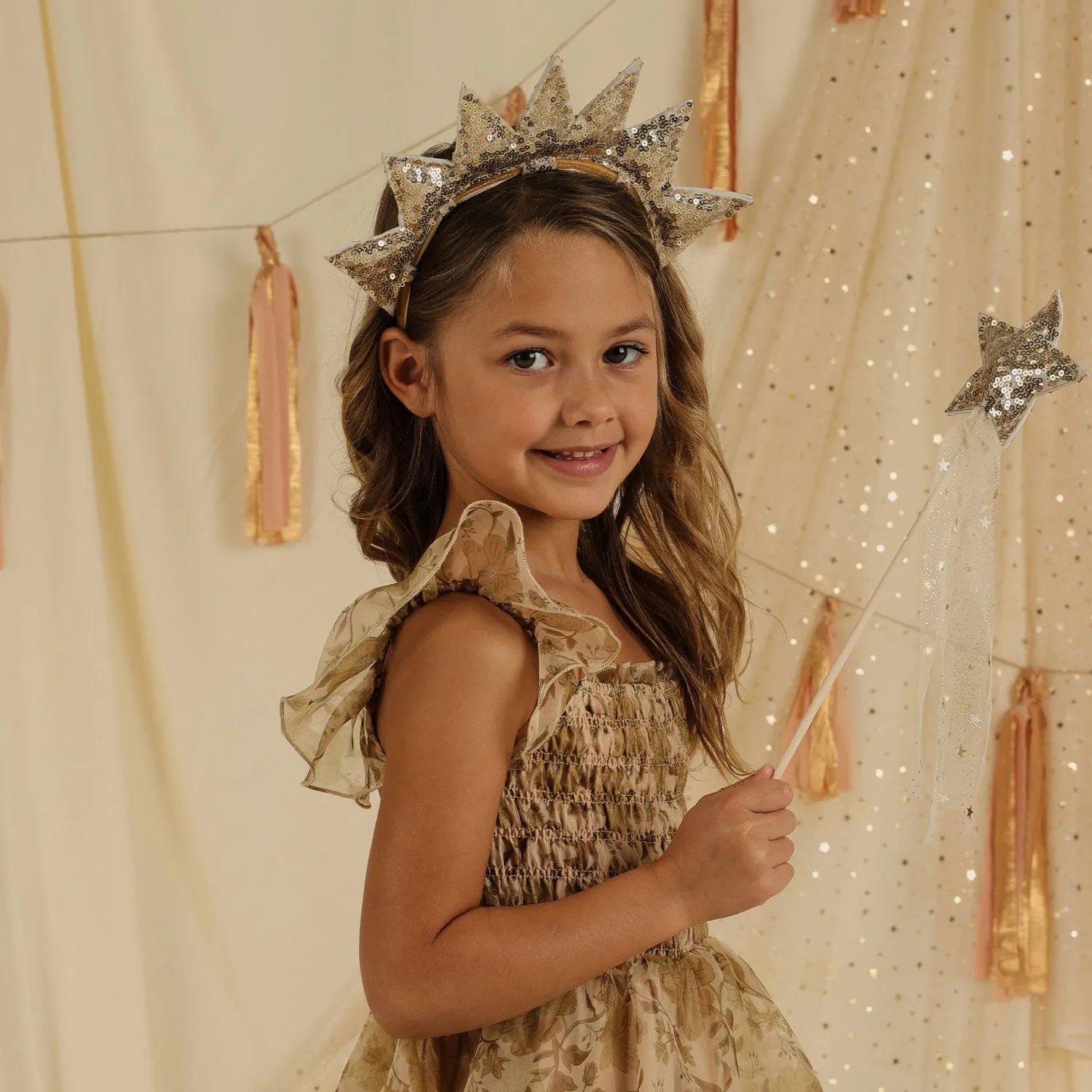 Dolly Dress - Golden Garden - Ecru