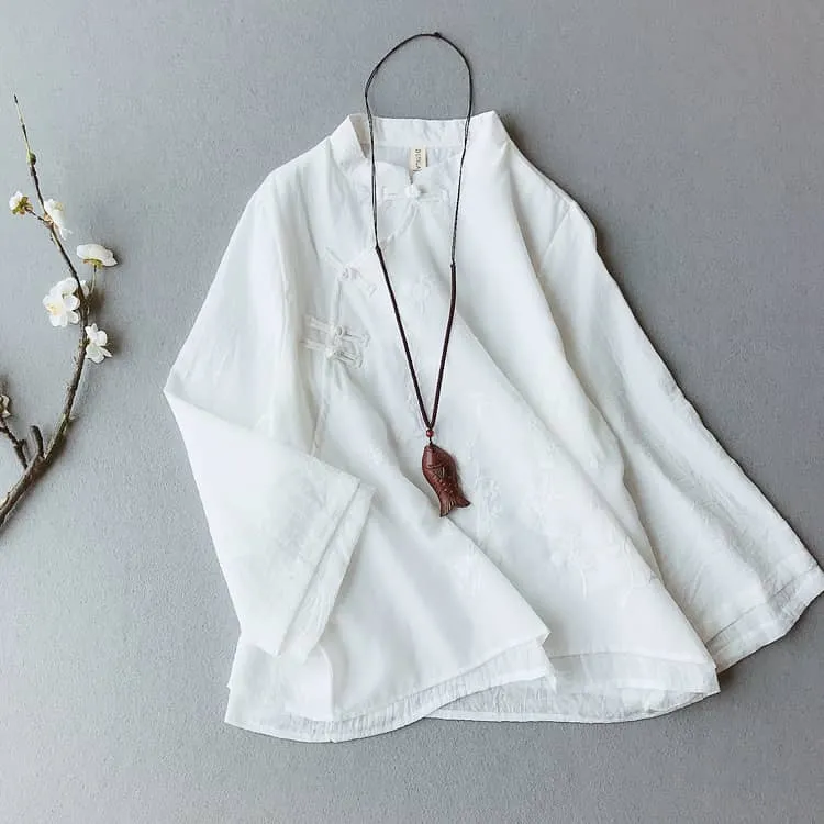 Double Layers Qipao Blouse