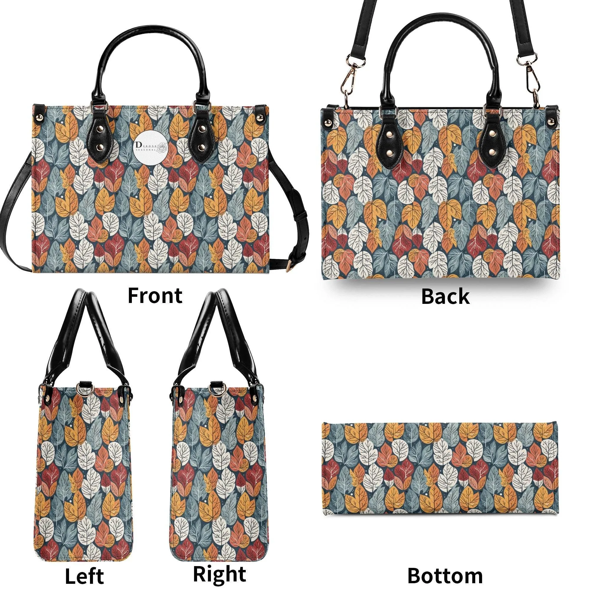 Fall Into Winter Luxury Women Leather Handbag (3 sizes)
