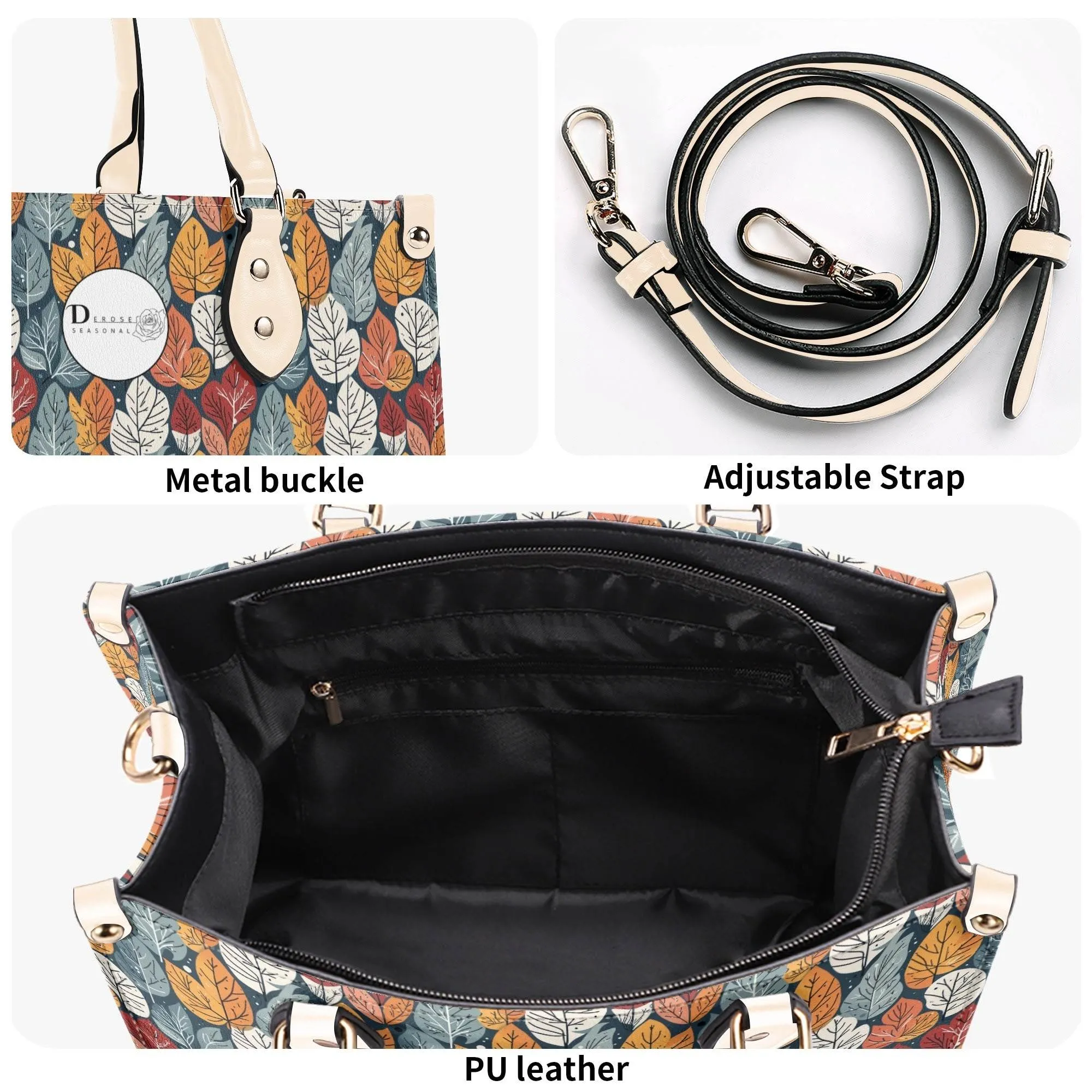 Fall Into Winter Luxury Women Leather Handbag (3 sizes)