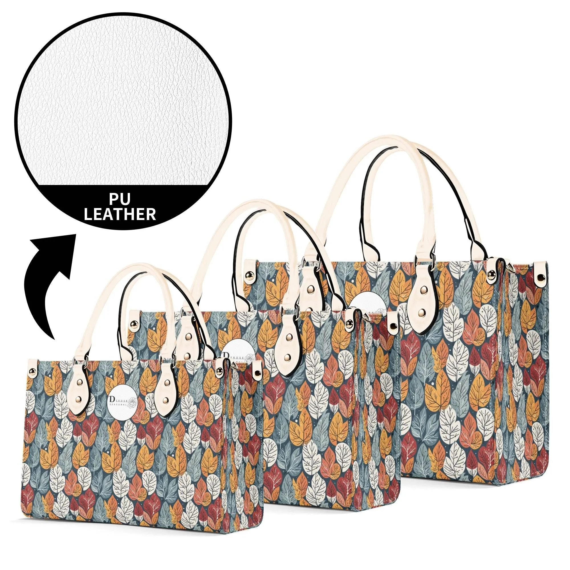 Fall Into Winter Luxury Women Leather Handbag (3 sizes)