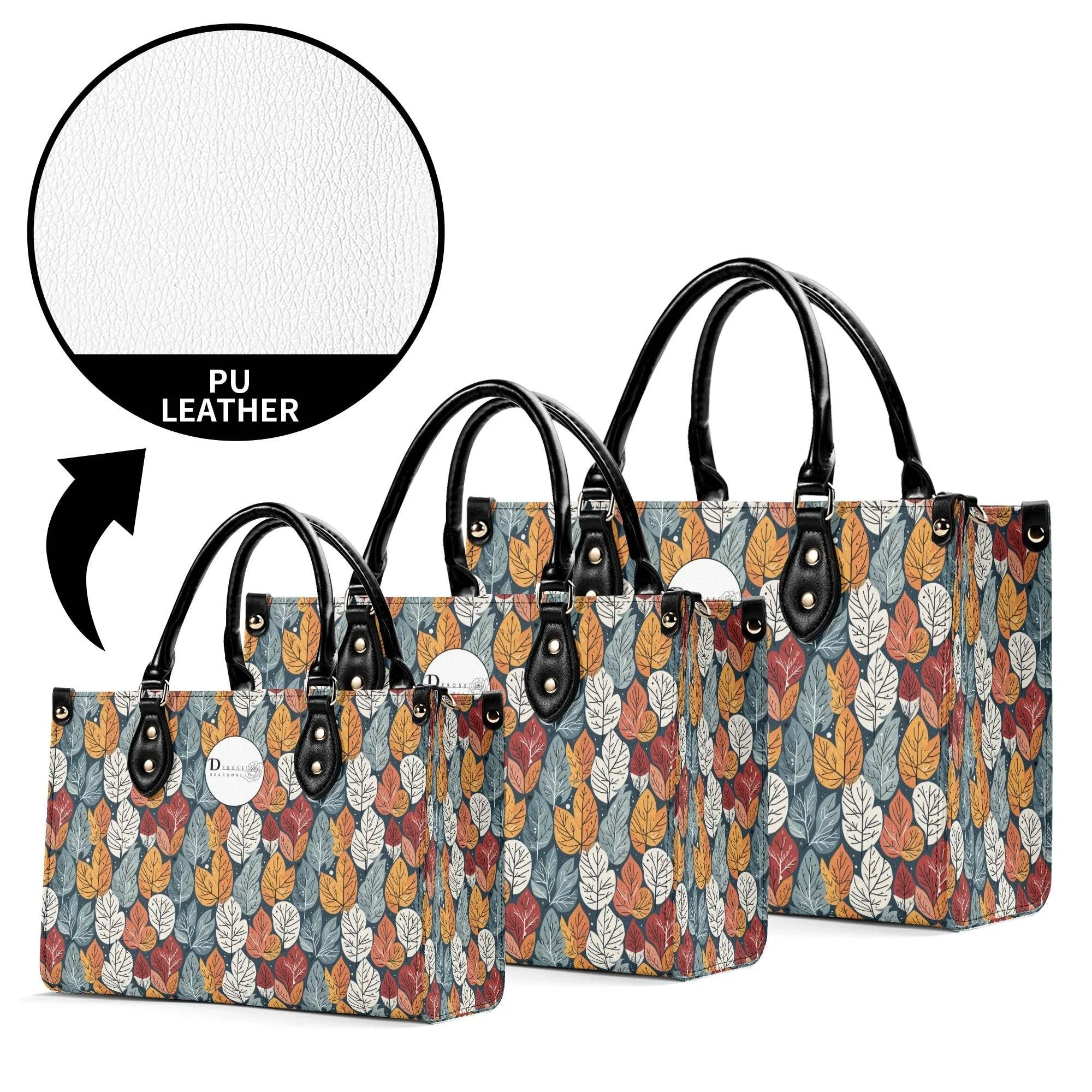 Fall Into Winter Luxury Women Leather Handbag (3 sizes)