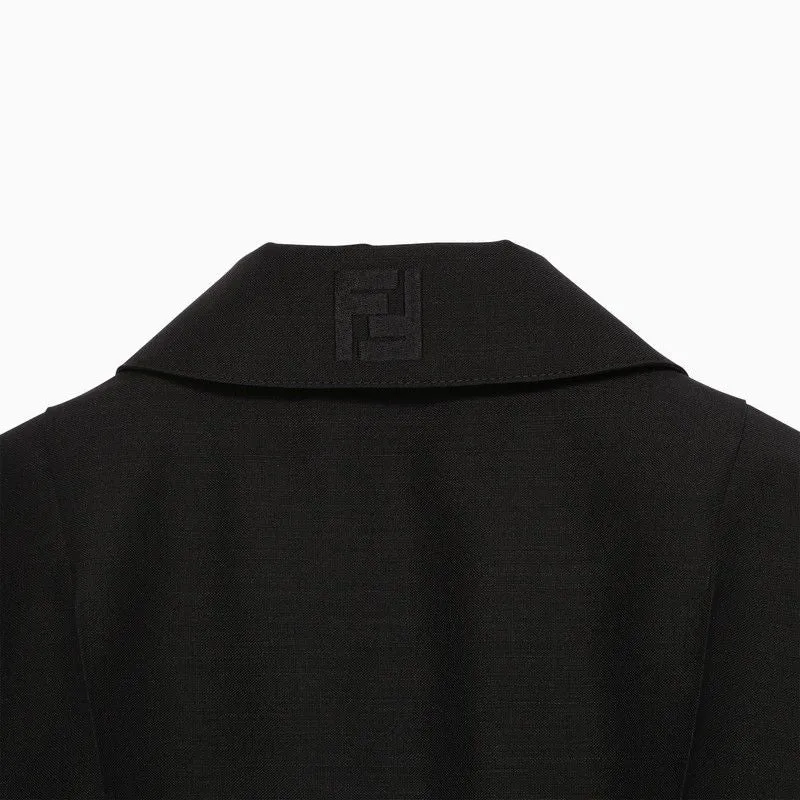 FENDI Chic Wool and Mohair Blazer