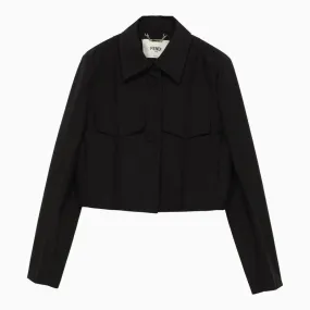 FENDI Chic Wool and Mohair Blazer