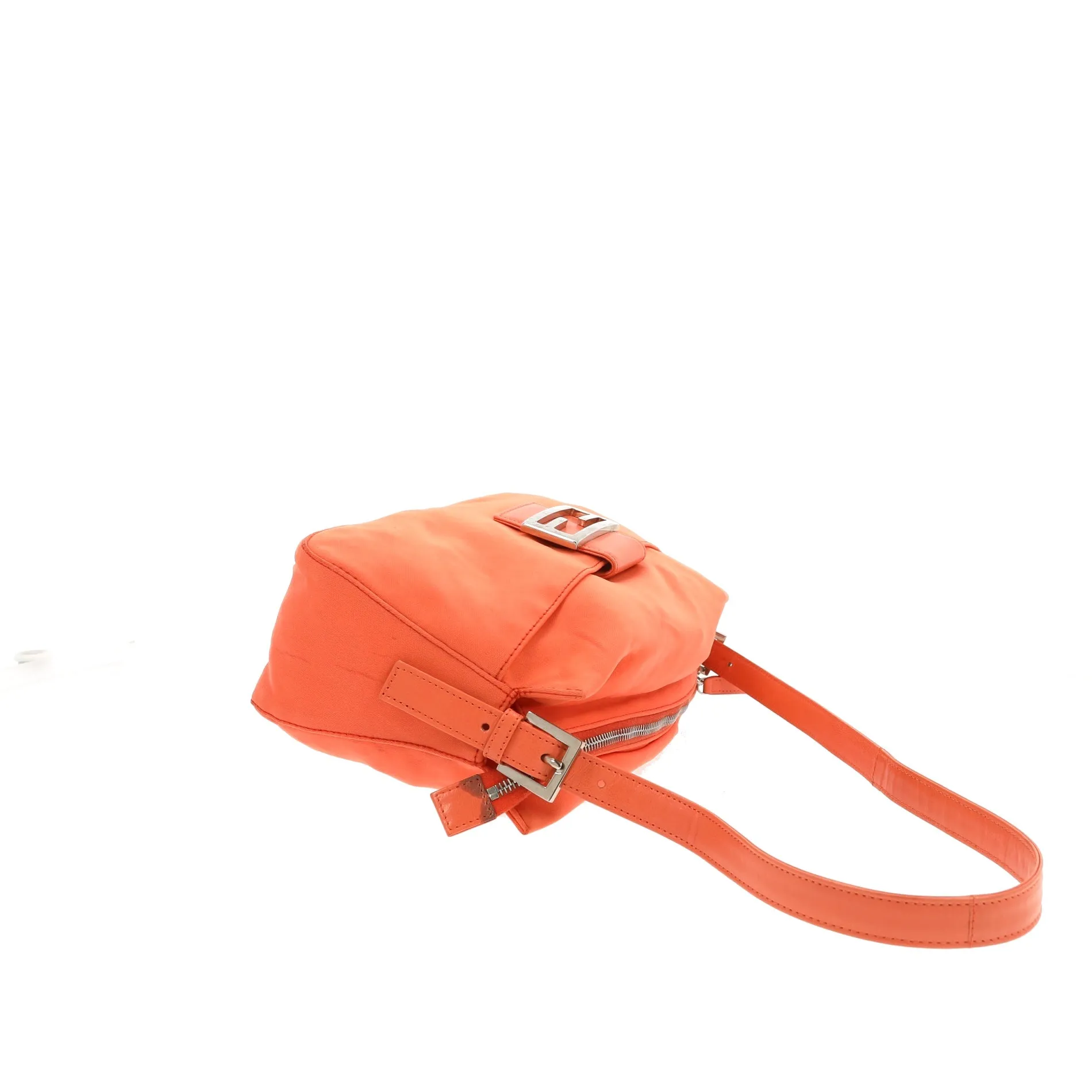 FENDI Shoulder Bag in Orange Fabric