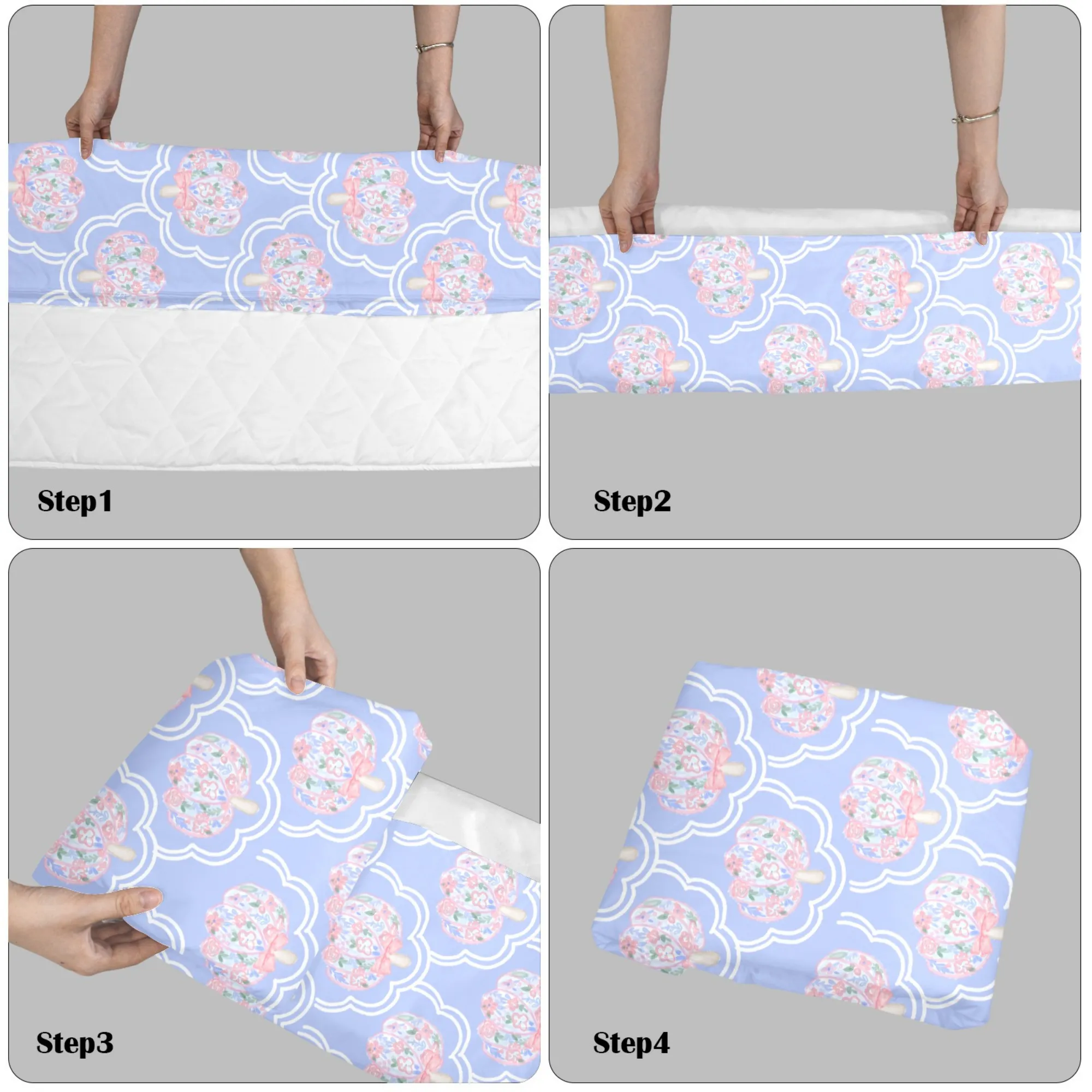 Floral Pumpkin Kids' Long Sleeping Bag | A Catchy Blend of Comfort & Style | Lightweight and Durable Sleeping Bag for Kids