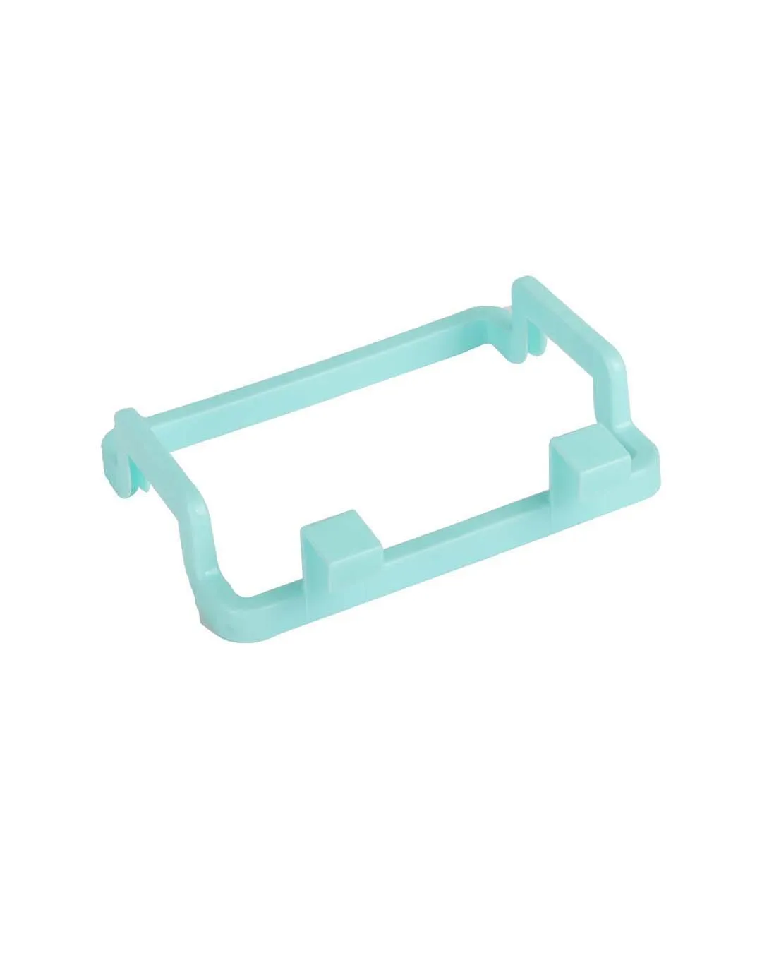 Garbage Bag Holder, Turquoise, Plastic, Set of 2