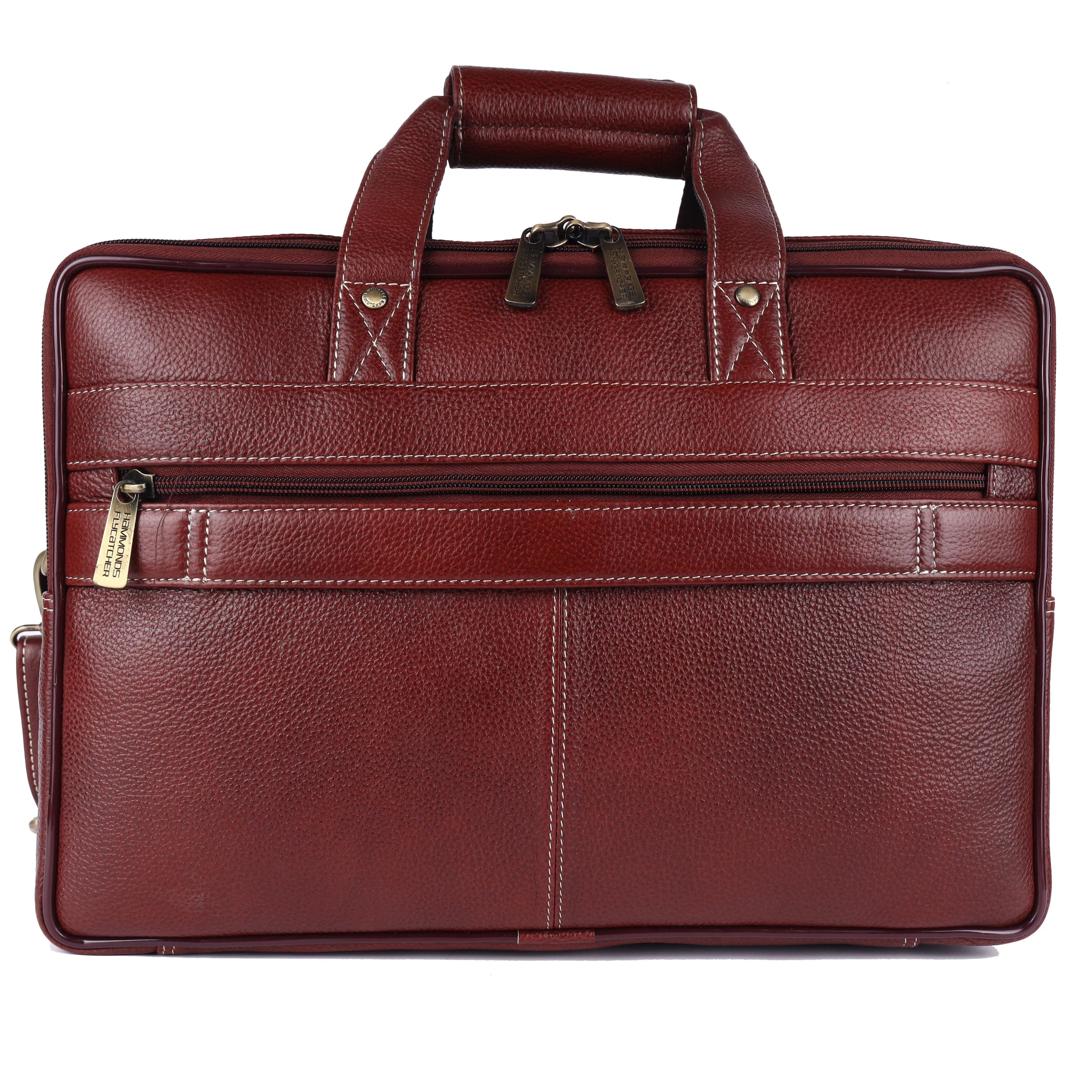 Genuine Leather Office Bag for Men - Fits Up to 16 Inch Laptop/MacBook