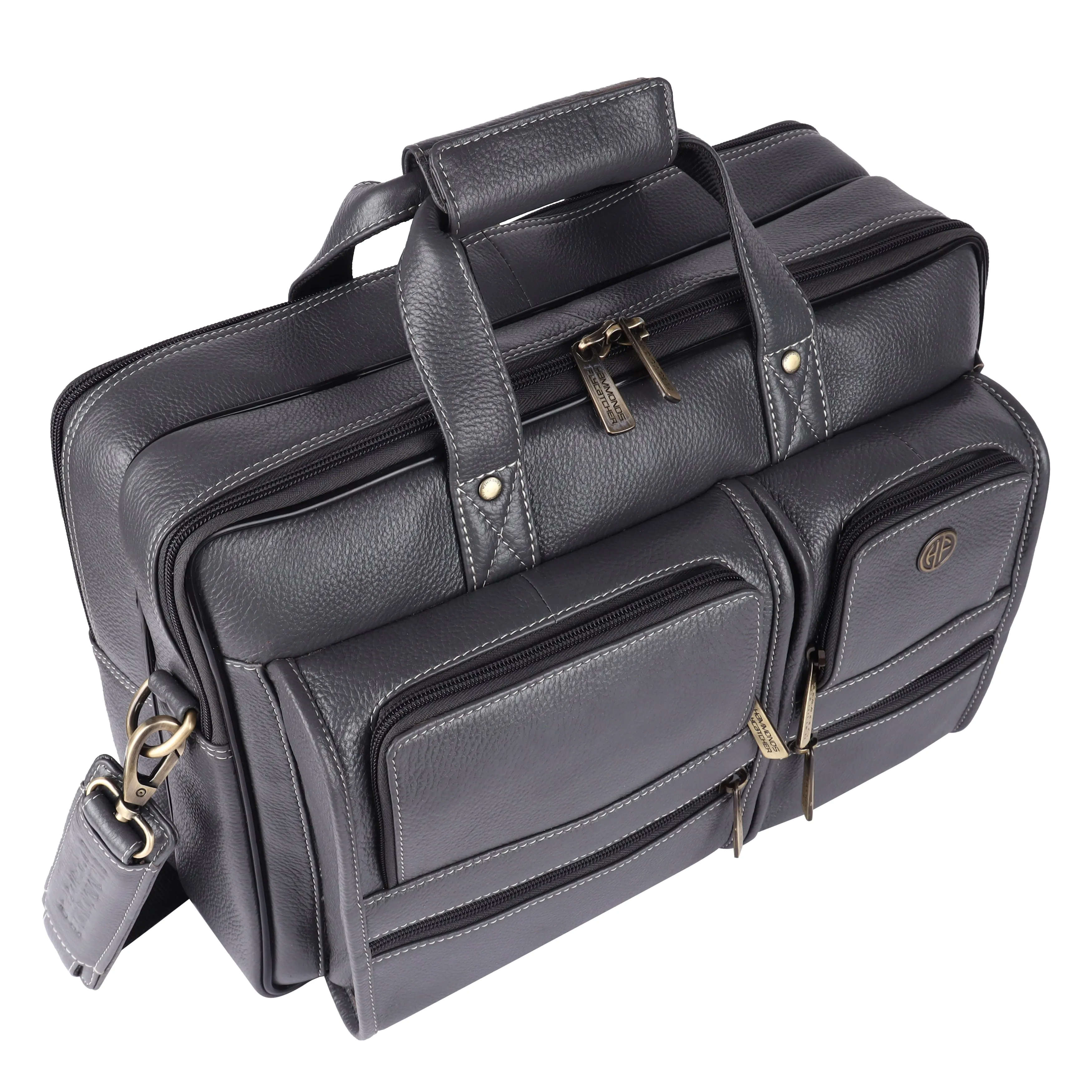 Genuine Leather Office Bag for Men - Fits Up to 16 Inch Laptop/MacBook