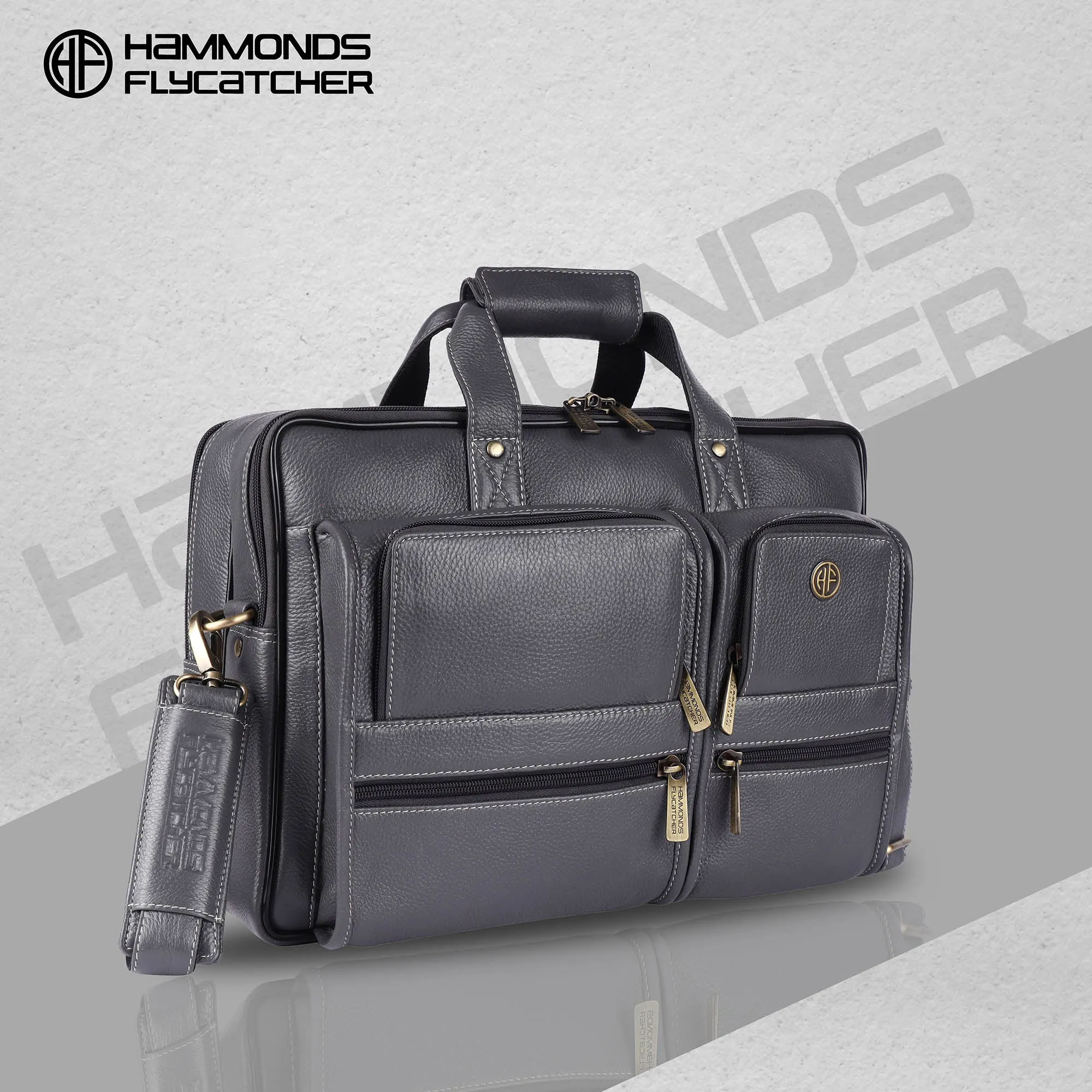 Genuine Leather Office Bag for Men - Fits Up to 16 Inch Laptop/MacBook