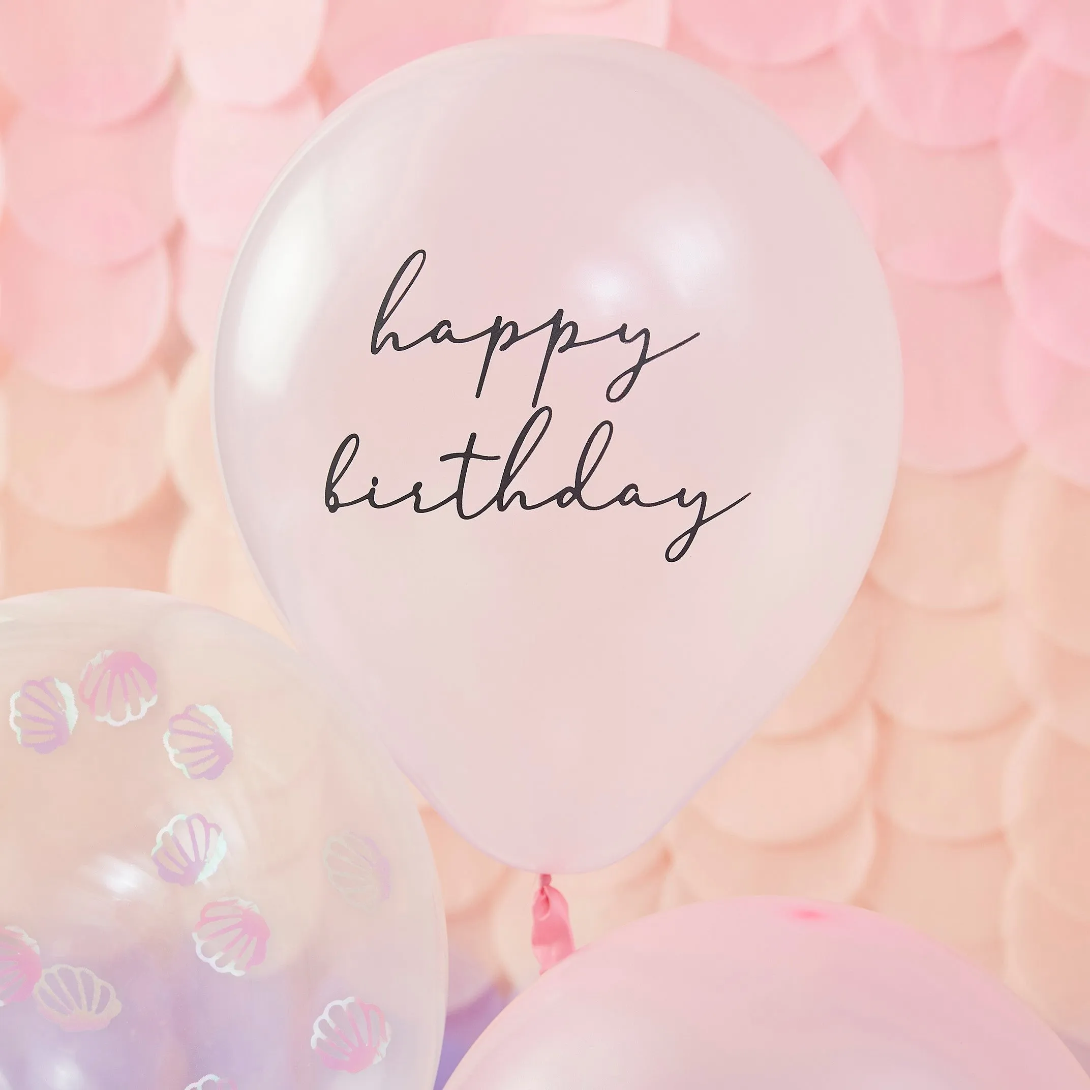 Ginger Ray Mermaid Confetti Balloons - 5 Pkt