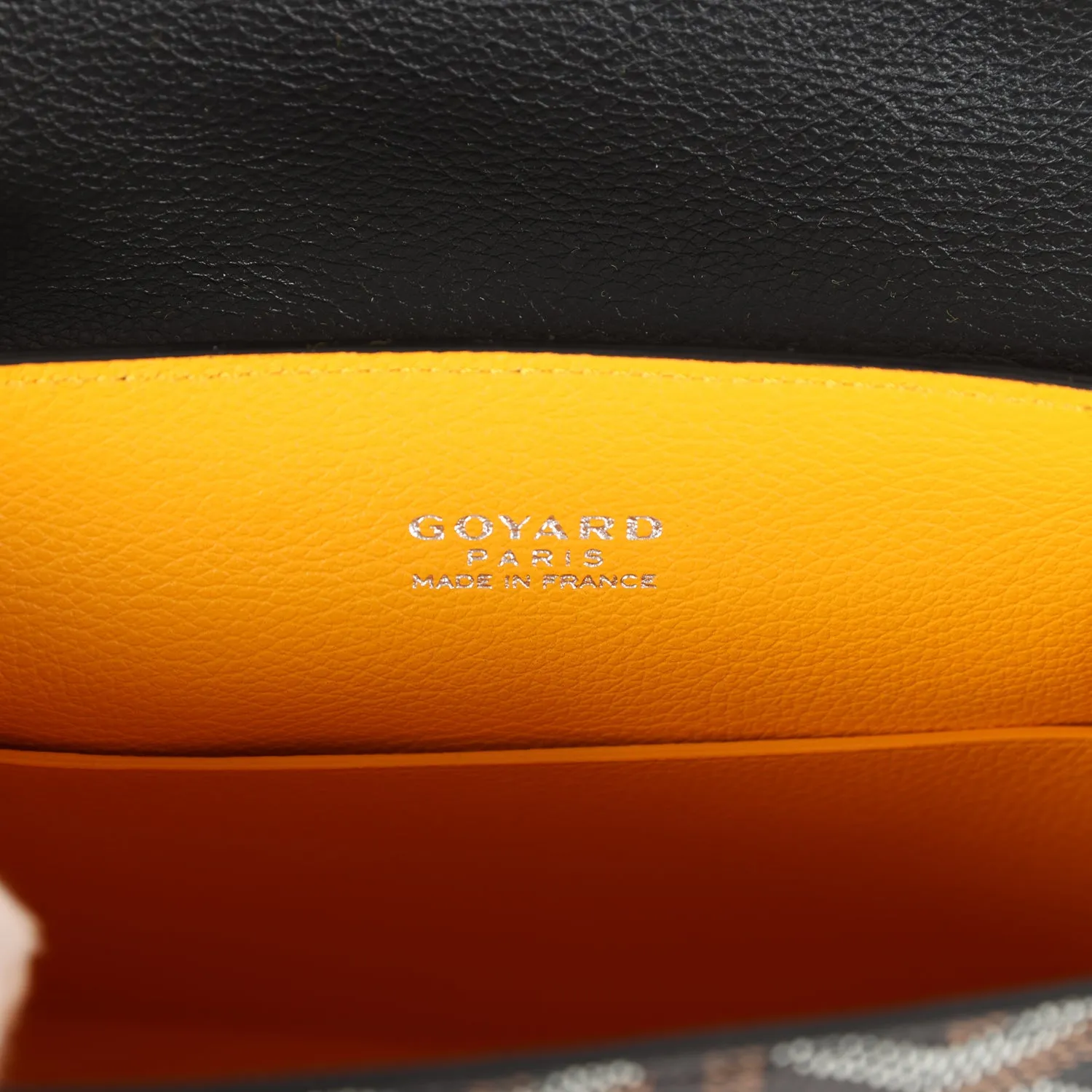 Goyard Saigon Souple Mini Black Goyardine Canvas Palladium Hardware