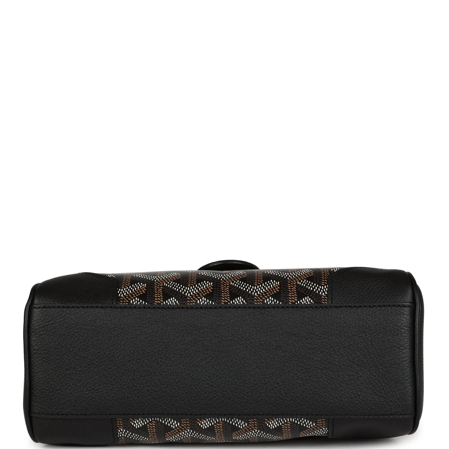 Goyard Saigon Souple Mini Black Goyardine Canvas Palladium Hardware