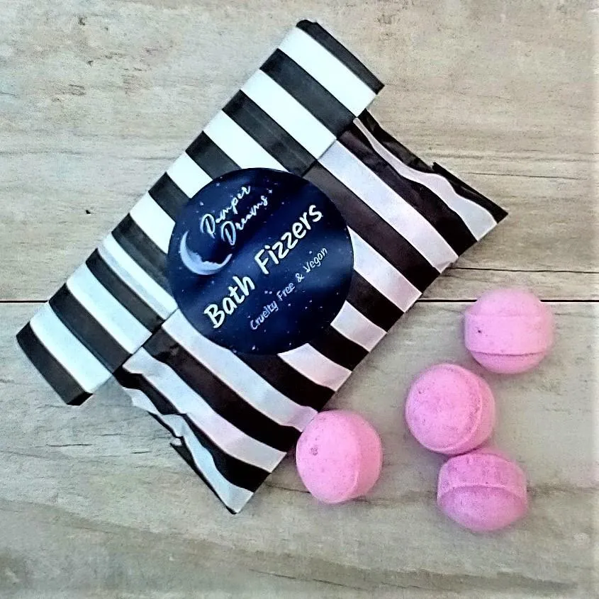 Grapefruit & Mandarin Bath Fizzers - Mini Bath Bombs