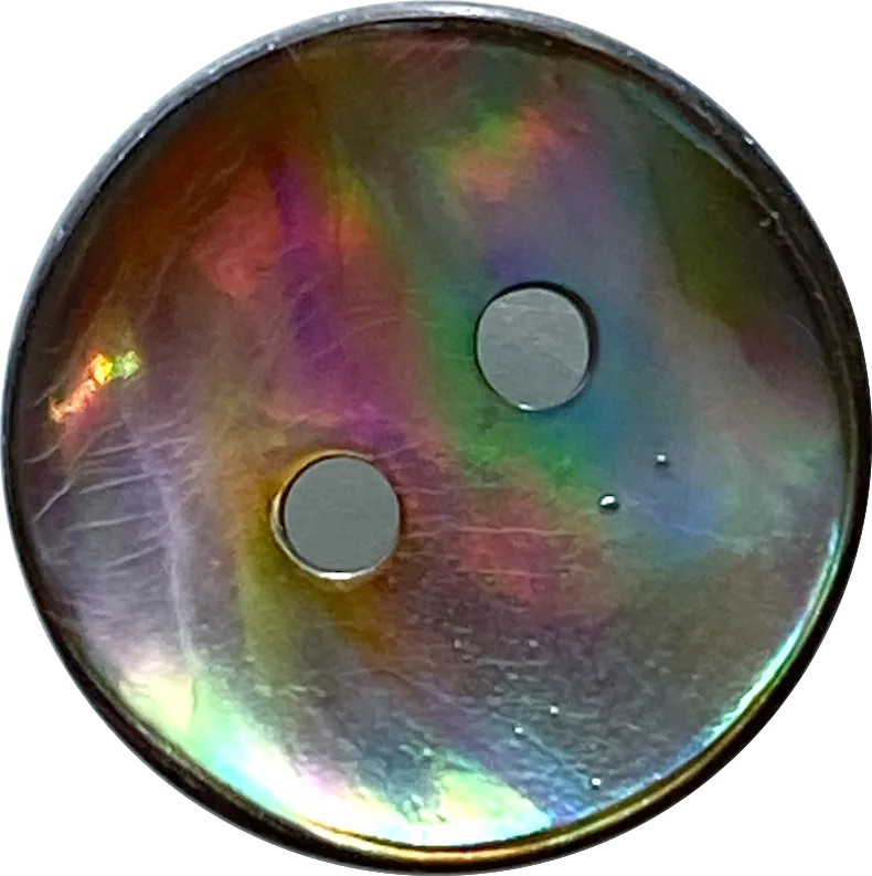 Greens & Blues Vivid Abalone 5/8" / 15mm, Pack of 8 for $11.20  #0034