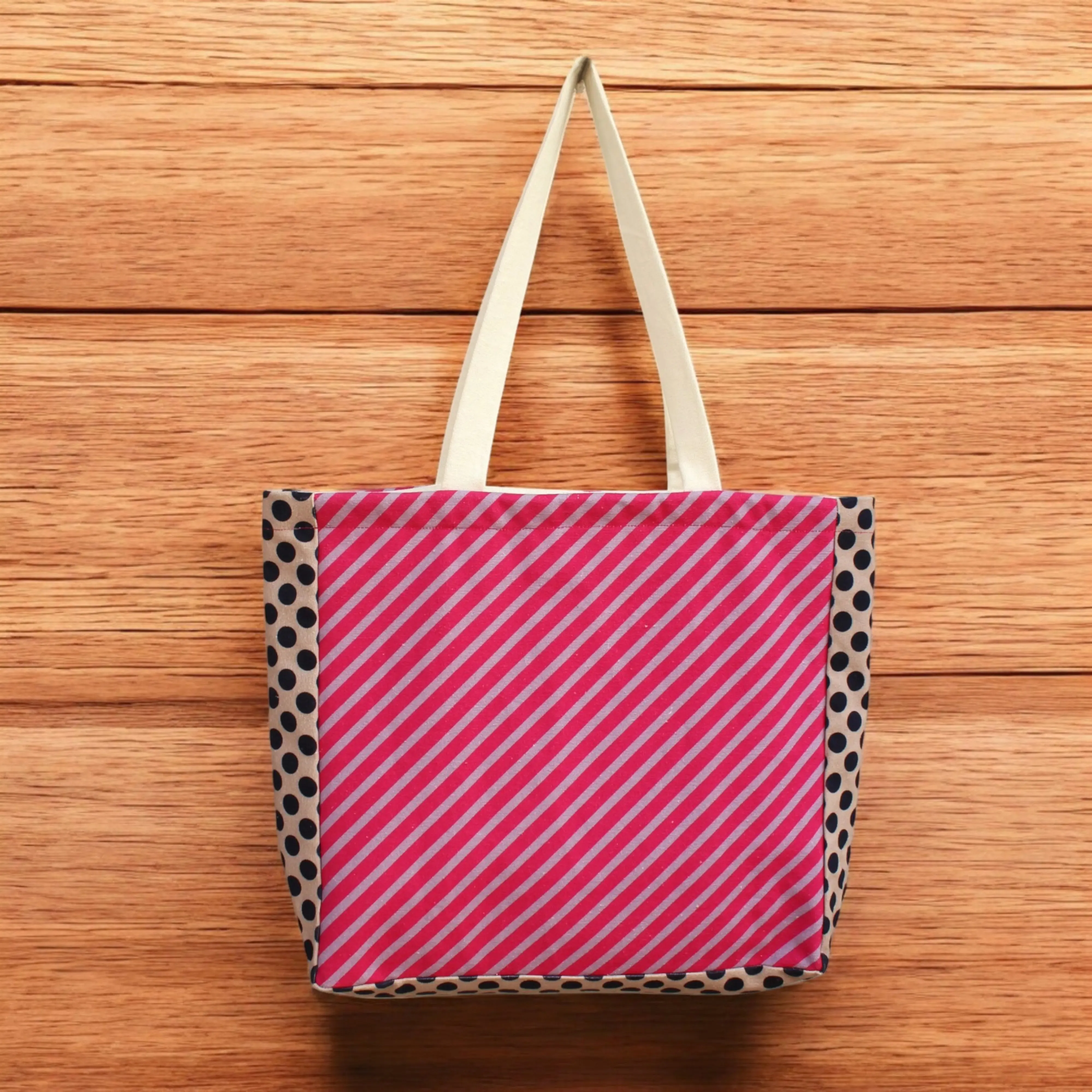 House of Omaya ( M )Alphabet Printed Customizable Embroidery Name Initial Canvas Tote bag 34x36 cm. Personalized tote bag Name Initial tote bag