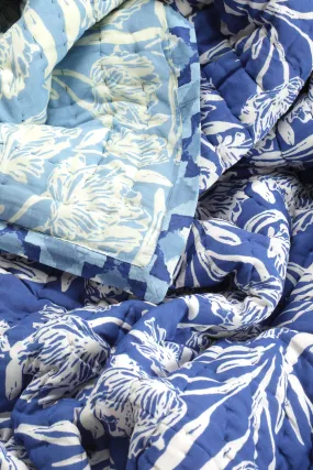 KALP PUSHP HIMALAYAN BUTTERFLY Silk Cotton Reversible Quilt