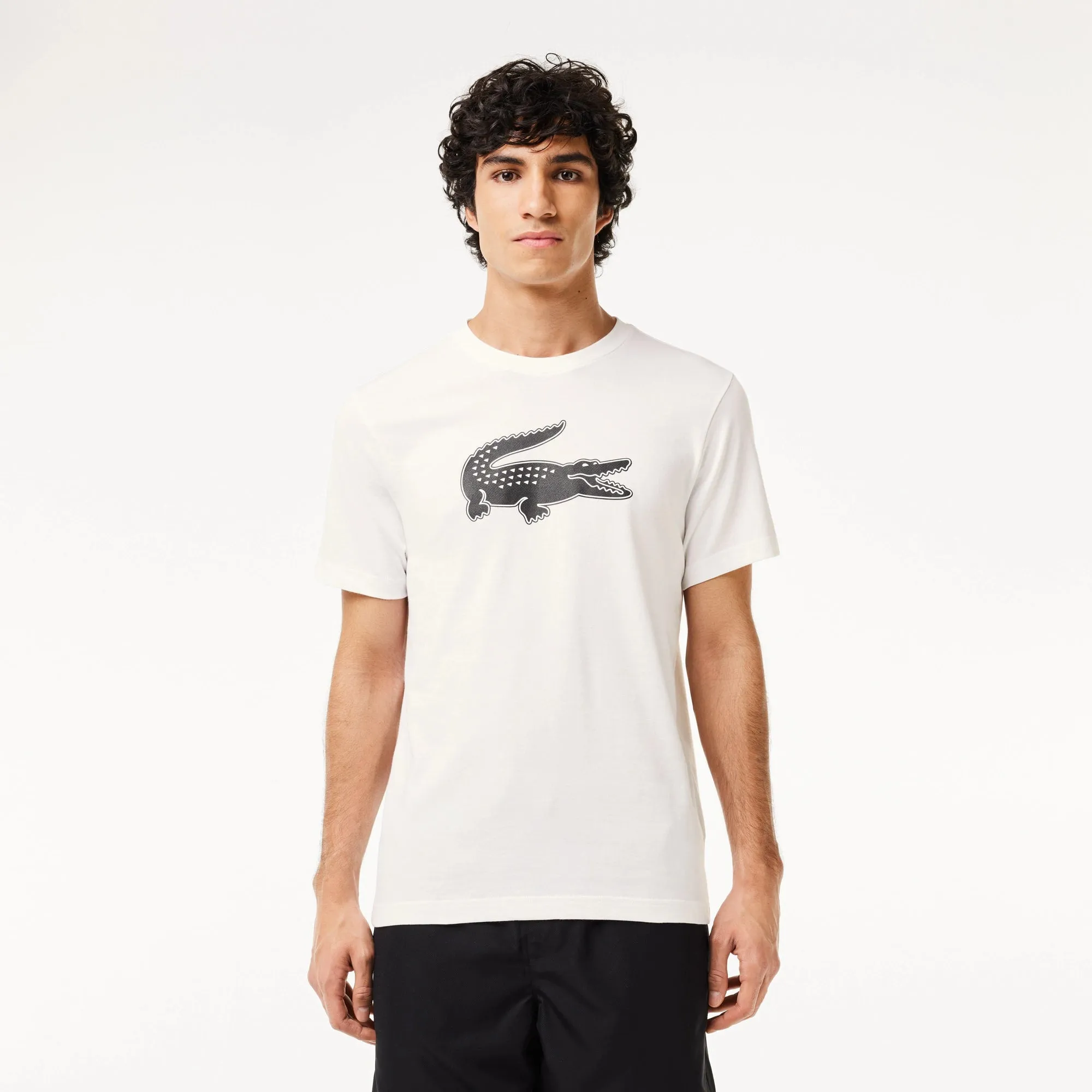 Lacoste Men's Sport 3D Print Croc Jersey T-Shirt