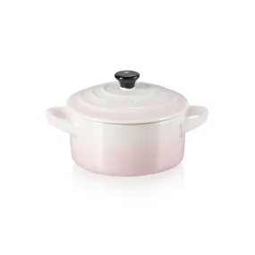 Le Creuset Stoneware Petite Round Casserole 0.25L Shell Pink