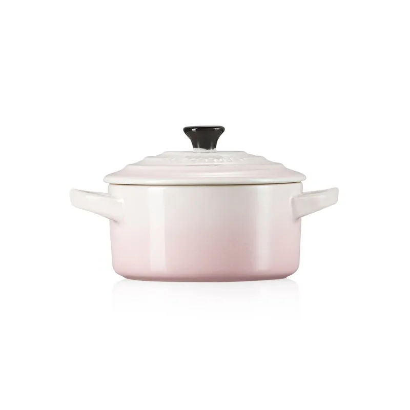 Le Creuset Stoneware Petite Round Casserole 0.25L Shell Pink