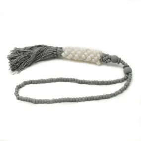 Light Gray Shell Tassels