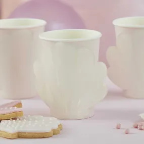Mermaid Shell Party Paper Cups x 8