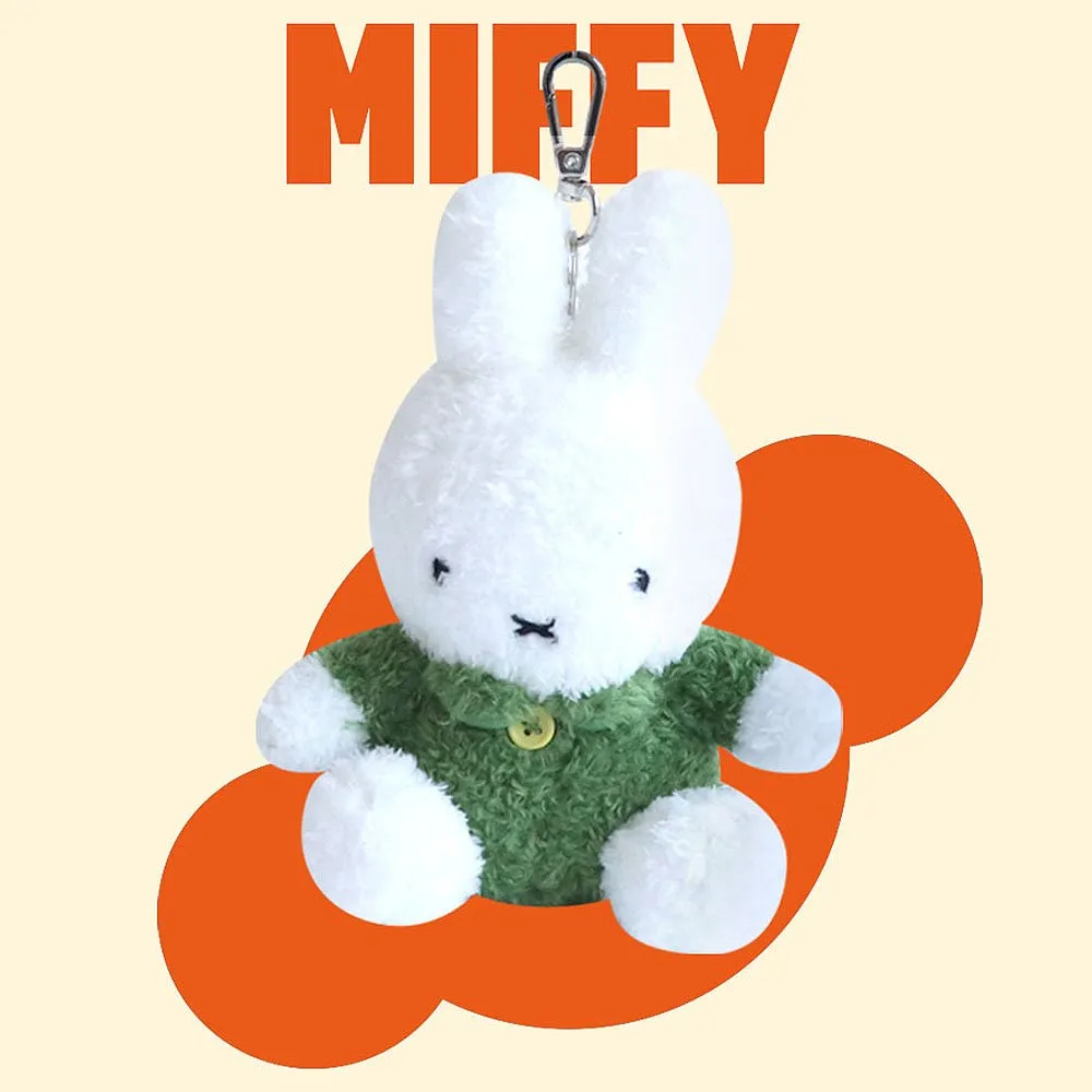 Miffy Sitting Clip-On Plush: Green