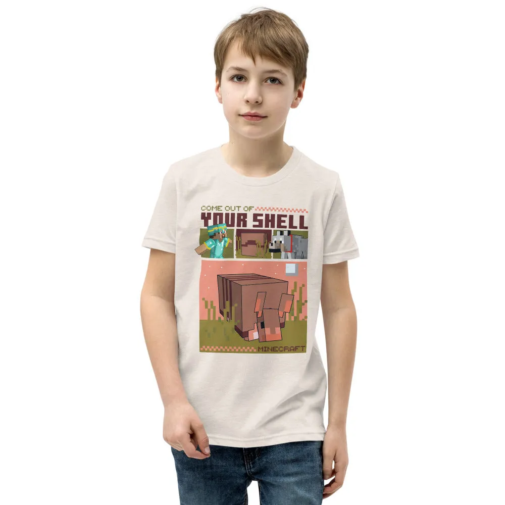 Minecraft Come Out Of Your Shell Kids T-Shirt