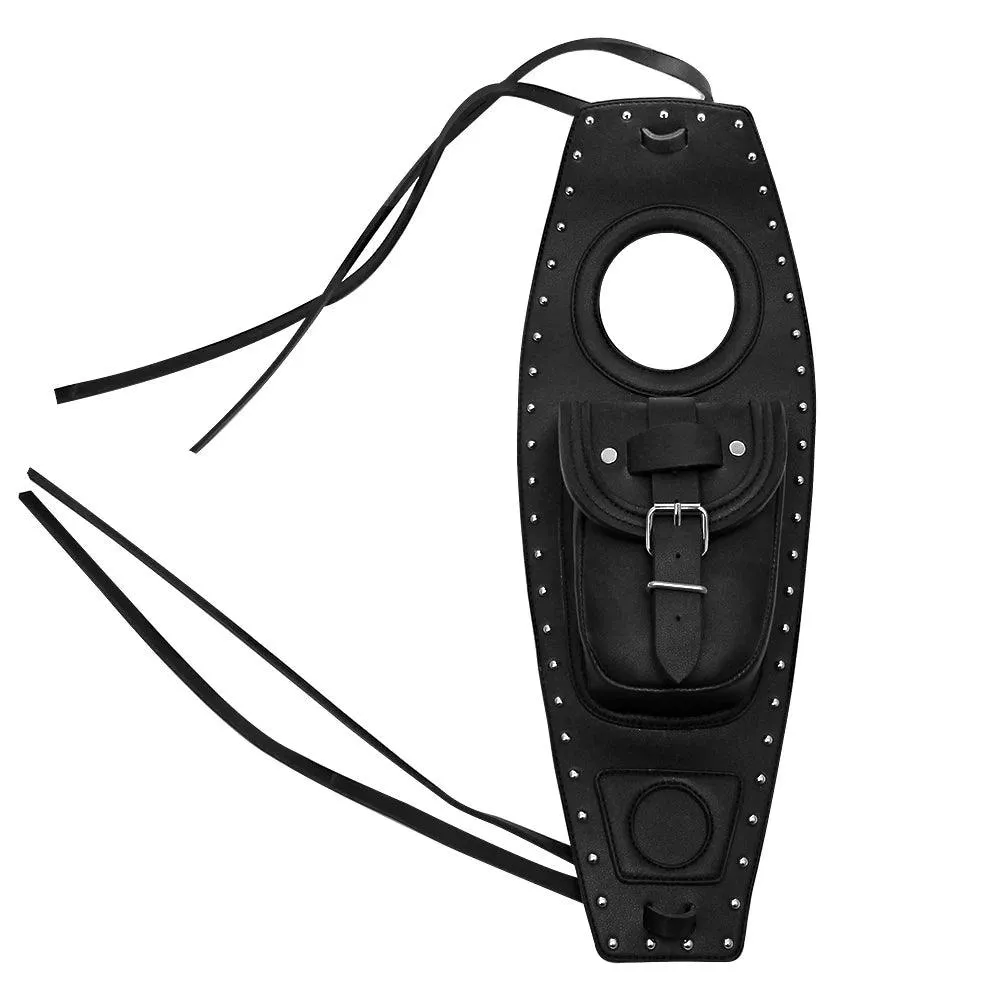 Motorcycle Leather Fuel Gas Tank Bag Pad Cover Fits For Harley Sportster Iron XL 883 1200 Forty Eight Seventy Two