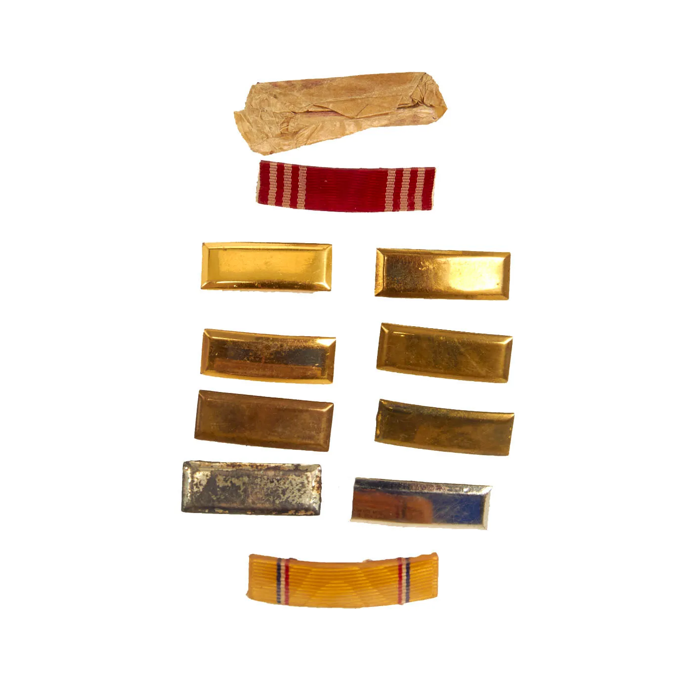 Original U.S. WWII Named 44th Infantry Division Large Uniform Grouping With Documents and Insignia - Over 50 Items