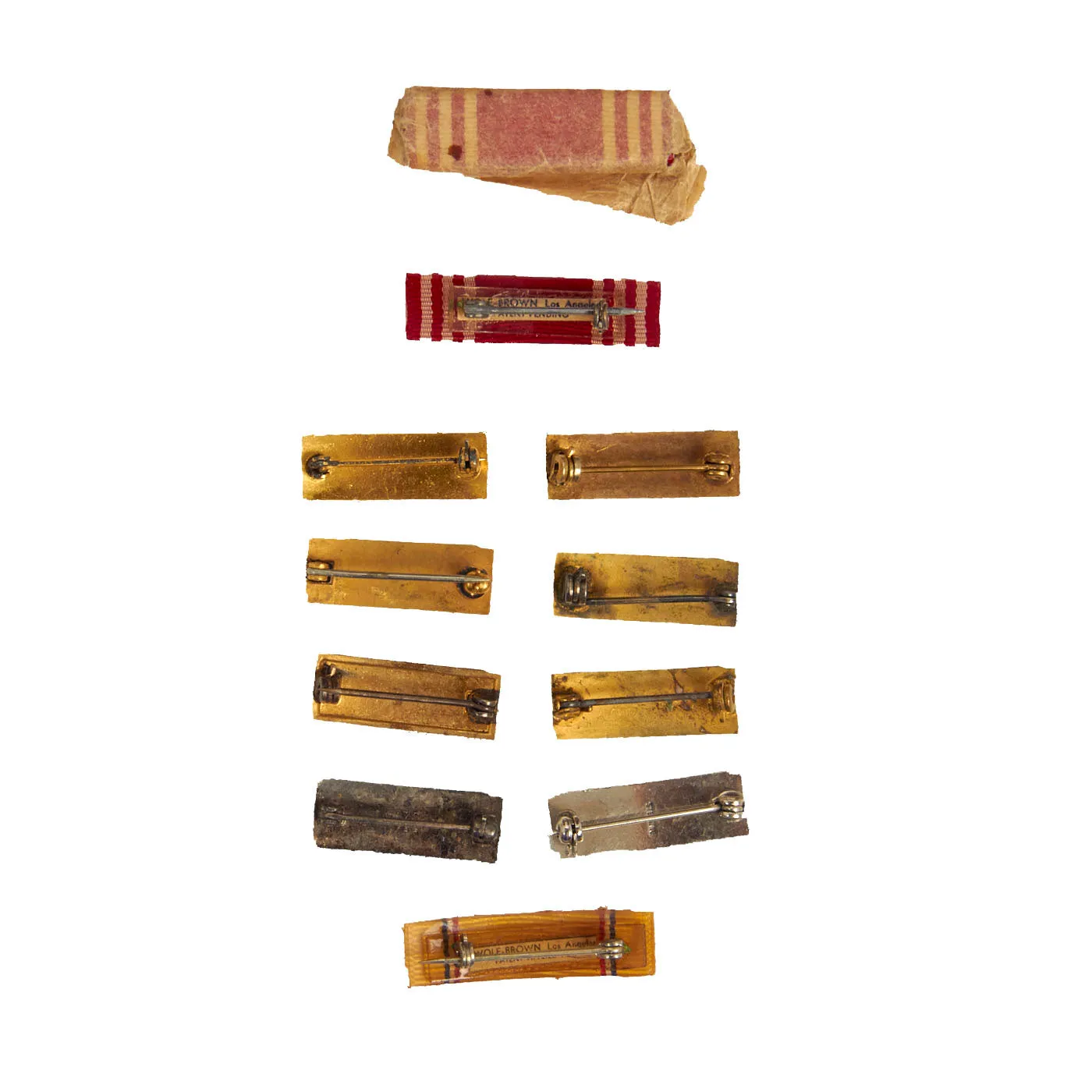 Original U.S. WWII Named 44th Infantry Division Large Uniform Grouping With Documents and Insignia - Over 50 Items