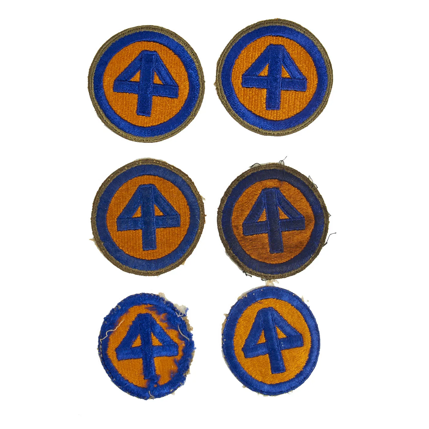 Original U.S. WWII Named 44th Infantry Division Large Uniform Grouping With Documents and Insignia - Over 50 Items