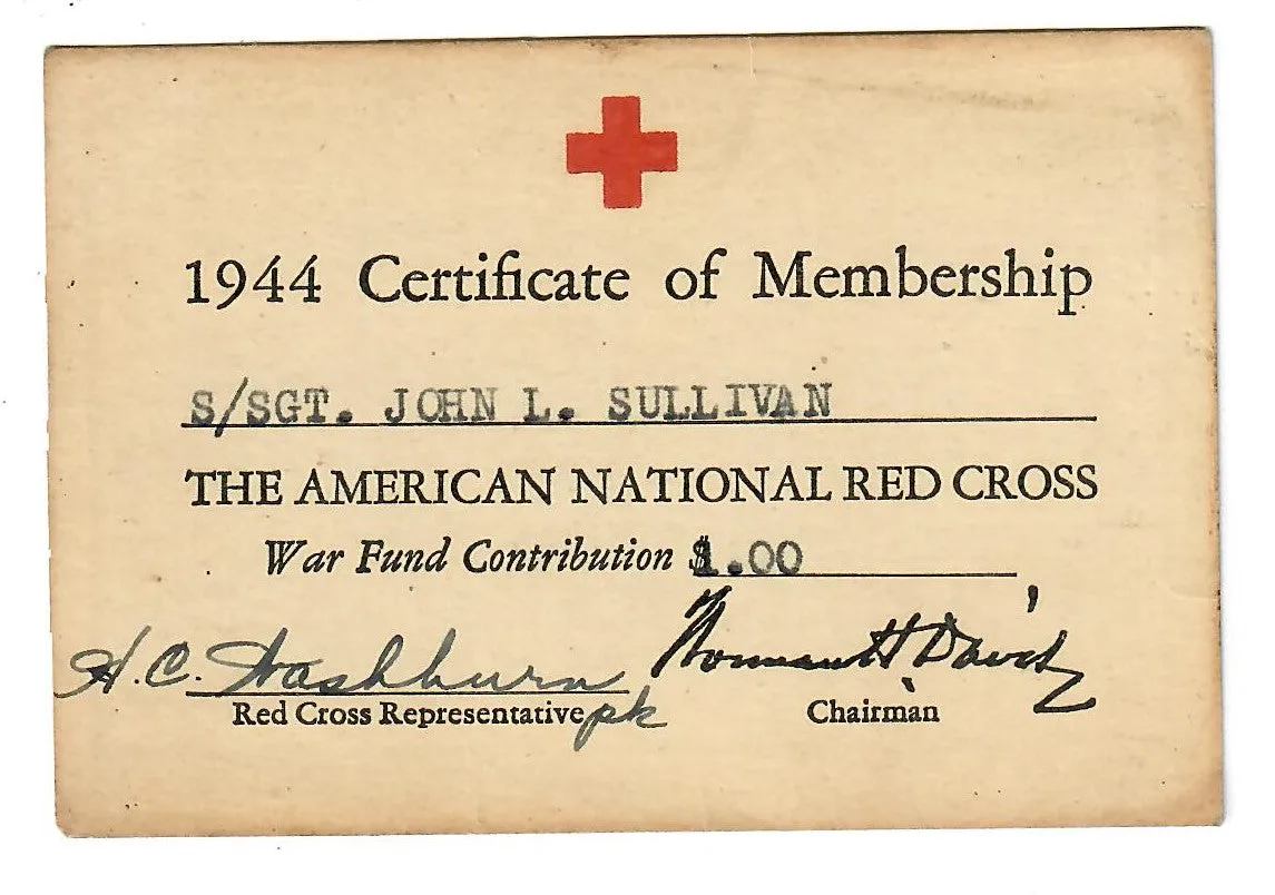 Original U.S. WWII Named 44th Infantry Division Large Uniform Grouping With Documents and Insignia - Over 50 Items