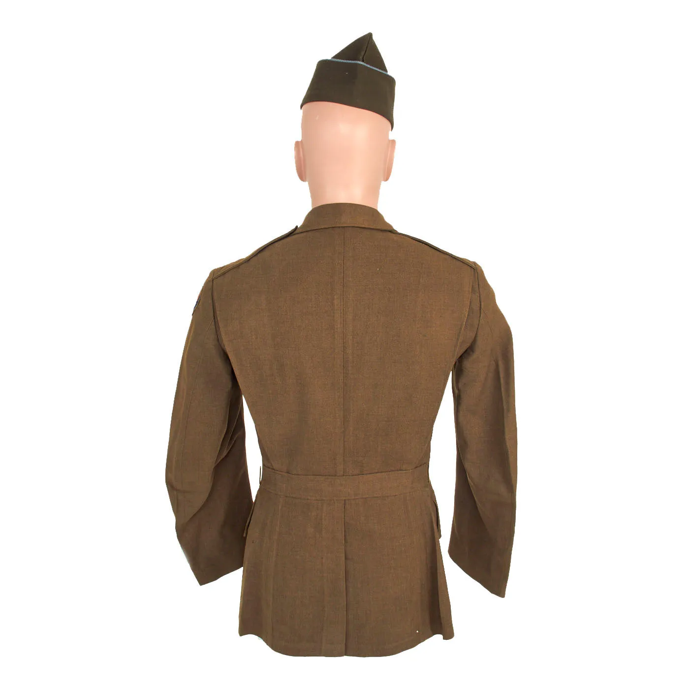 Original U.S. WWII Named 44th Infantry Division Large Uniform Grouping With Documents and Insignia - Over 50 Items