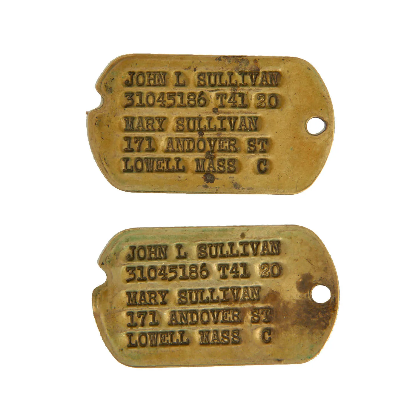 Original U.S. WWII Named 44th Infantry Division Large Uniform Grouping With Documents and Insignia - Over 50 Items