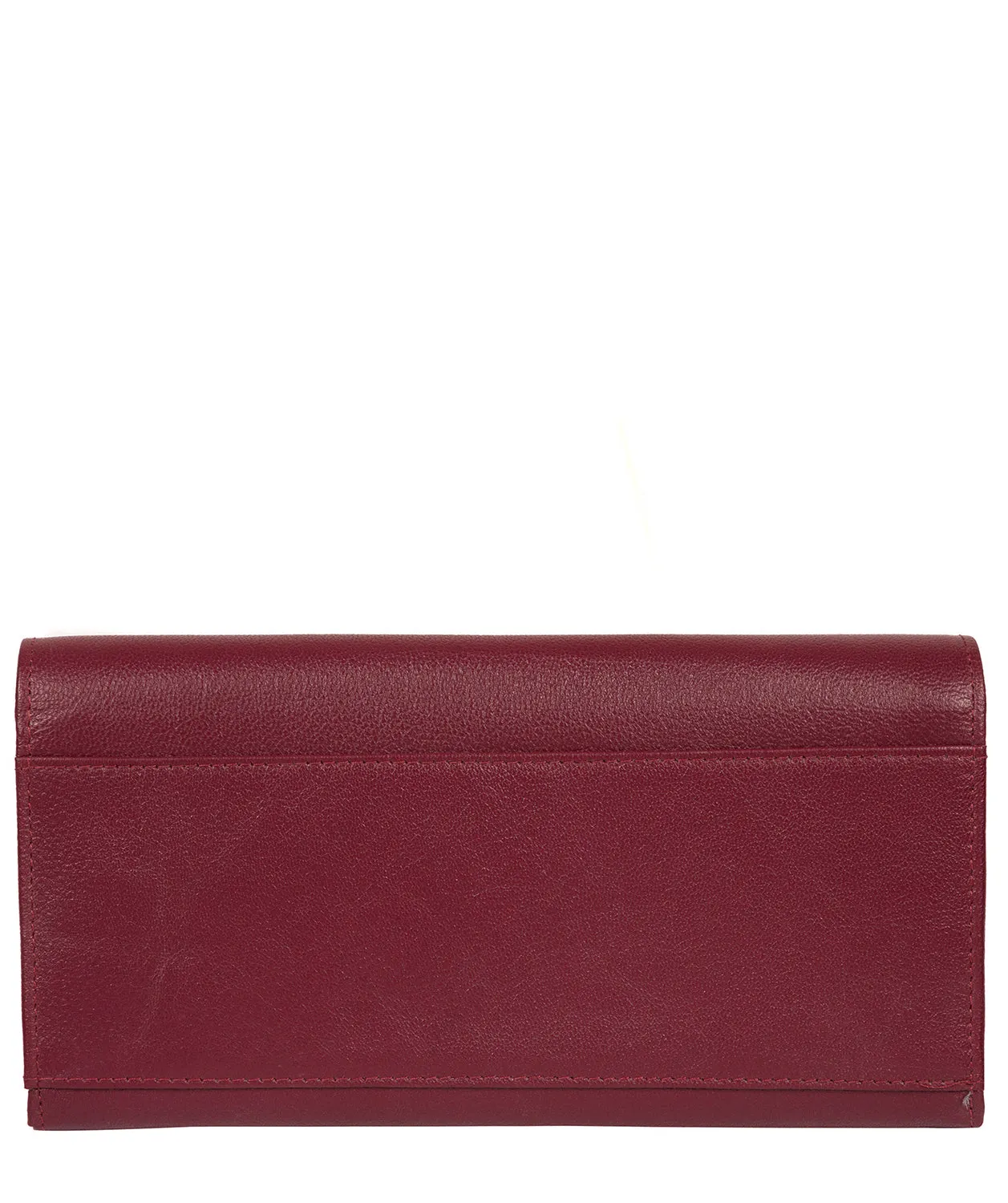 'Pipit' Pomegranate Leather Purse