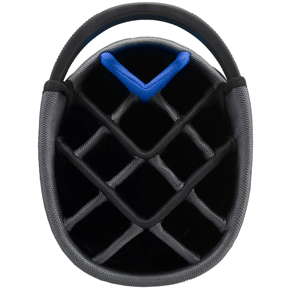 PowaKaddy X-Lite Edition Cart Bag - Black/Gun Metal/Blue