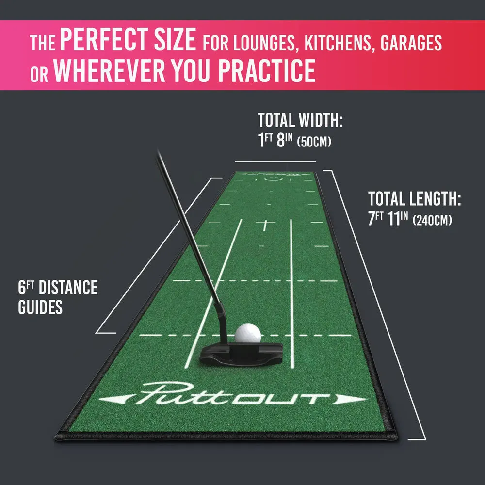 PuttOUT Medium Putting Mat - Green