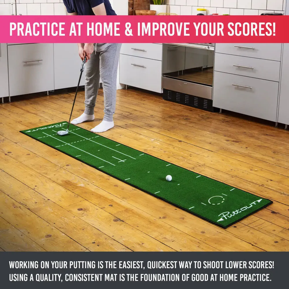PuttOUT Medium Putting Mat - Green