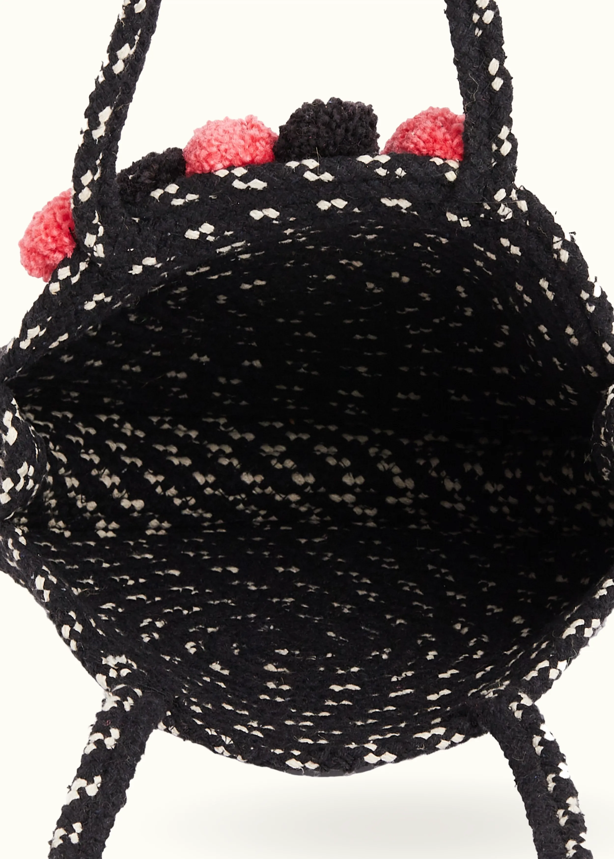 Round Cotton Hand Woven Side Bag