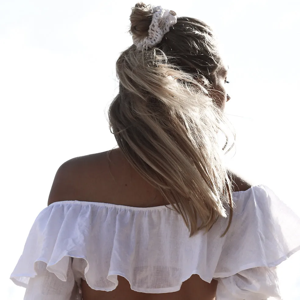Sandcastles Scrunchie