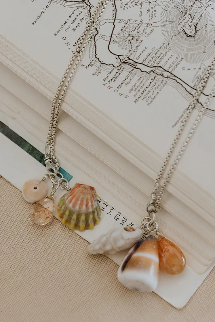 Sea Treasures Necklace - Sunstone